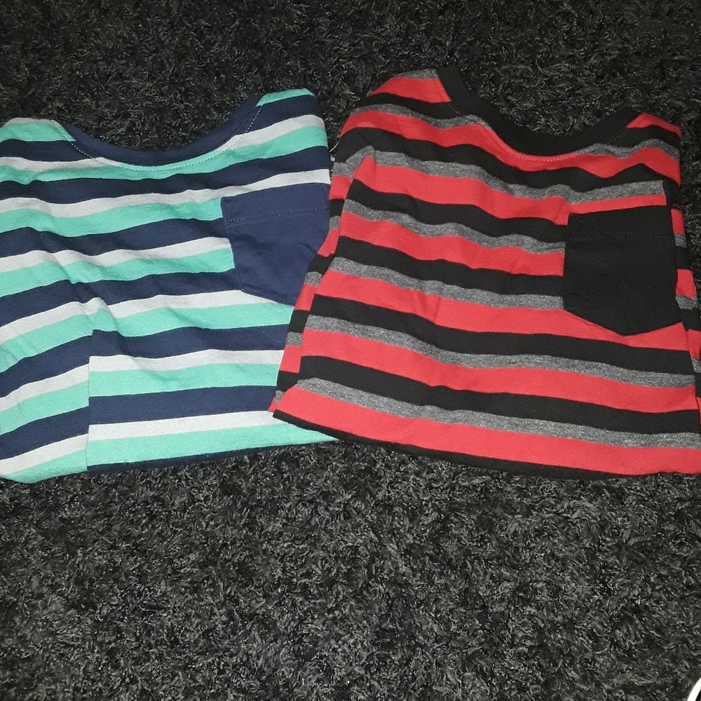 long sleeve striped boys shirts